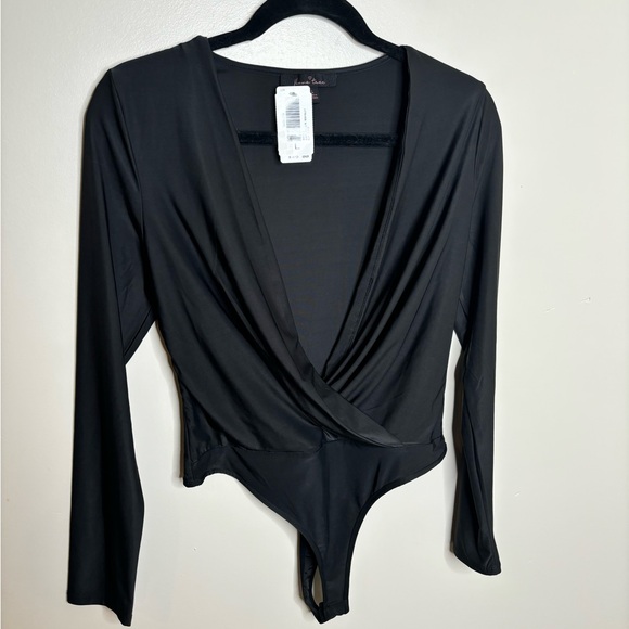 NWT Black Love Tree Blouse Bodysuit - Picture 3 of 4